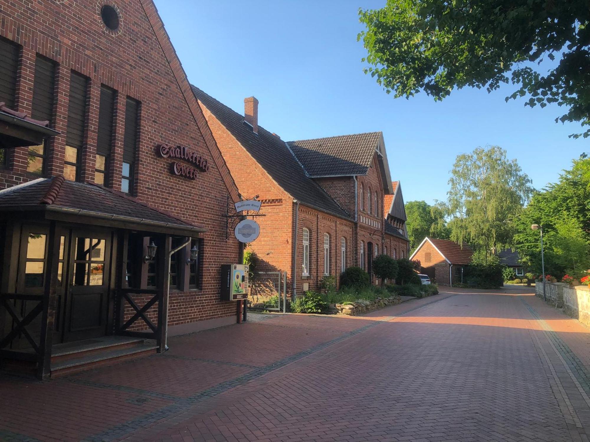 Ferienwohnung Auszeit Im Gruenen Hopsten Exterior foto