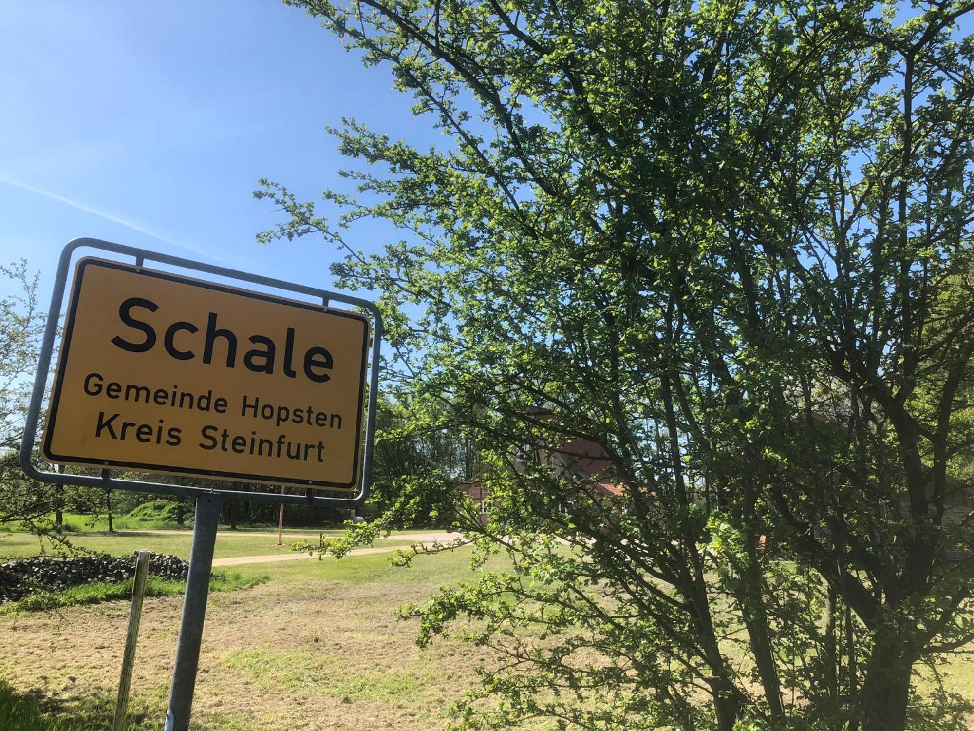 Ferienwohnung Auszeit Im Gruenen Hopsten Exterior foto